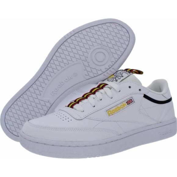 Reebok Other - Reebok Mens Club C 85 MU White Leather Fitness Tennis Shoes Sneakers NWT